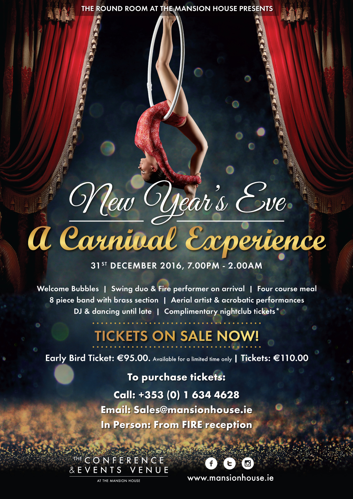 New Years Eve at the Mansion House Dublin